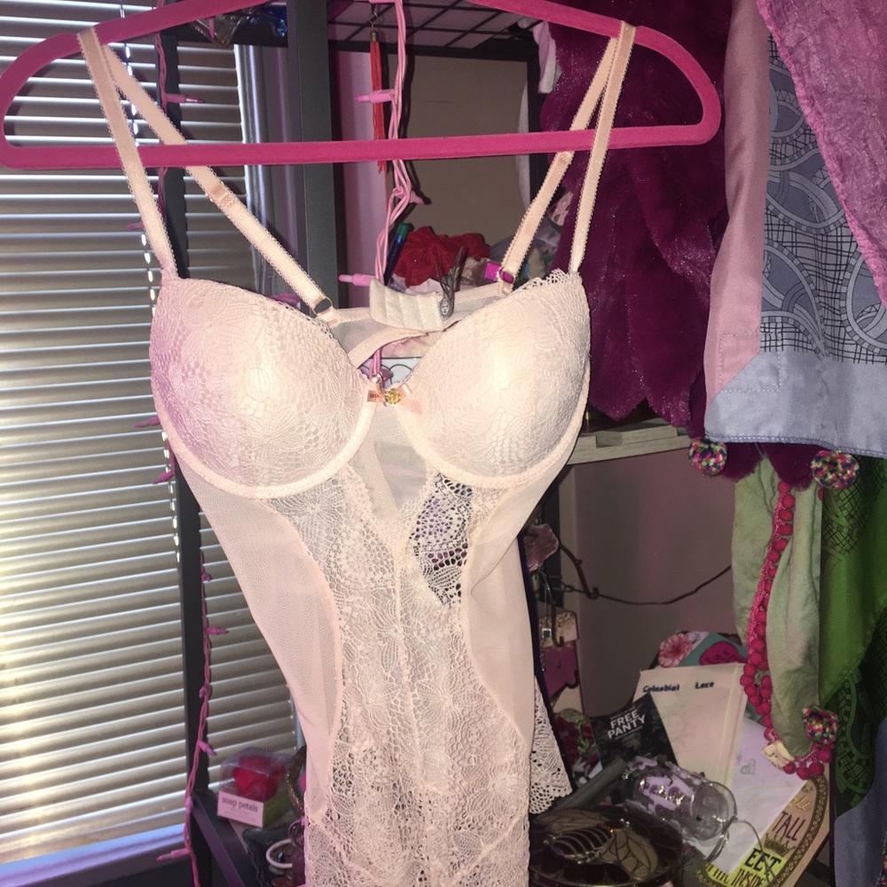 Pink Teddy Lace